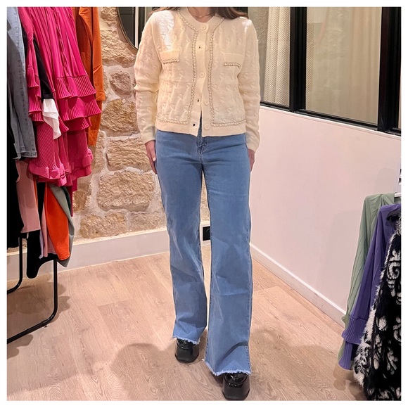 ShopEvelynne Denim - FROM PARIS CHIC WIDE LEG cargo JEANS